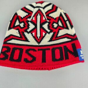 Boston Blue Knitted Winter Hat